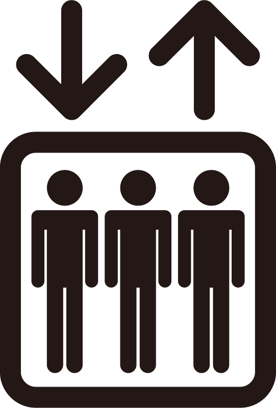 Elevator pictogram