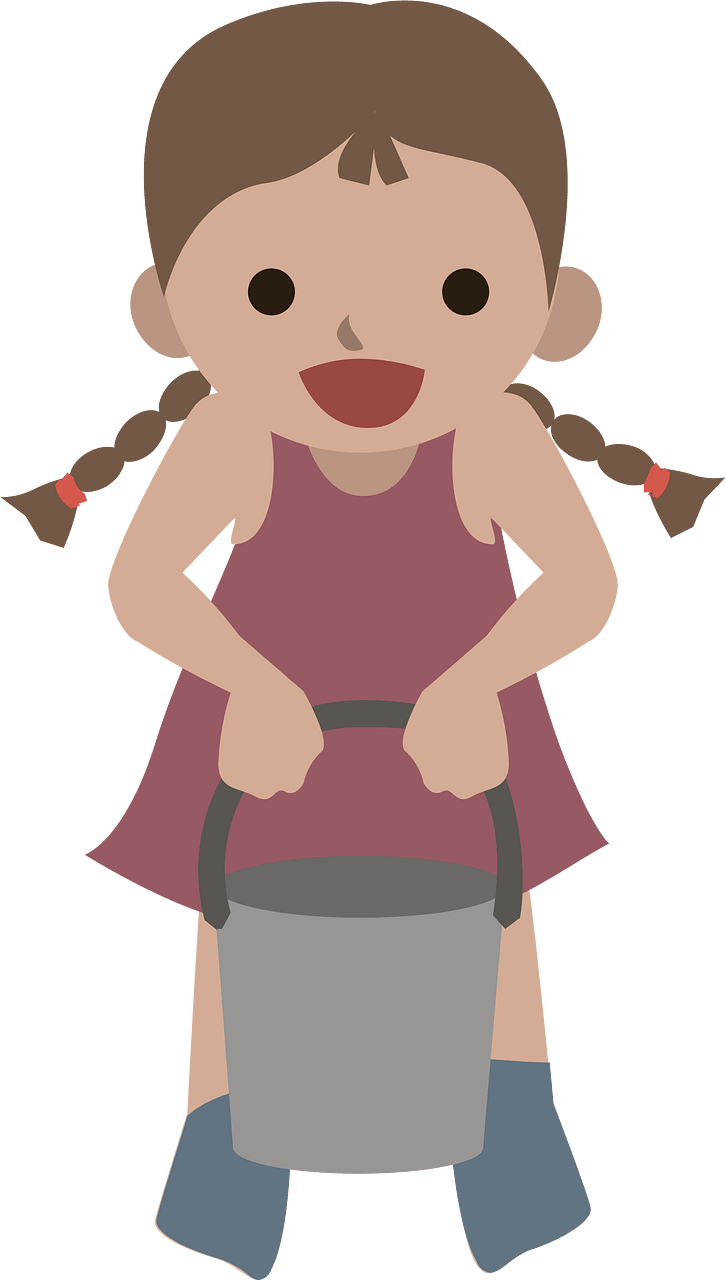 Fishing girl