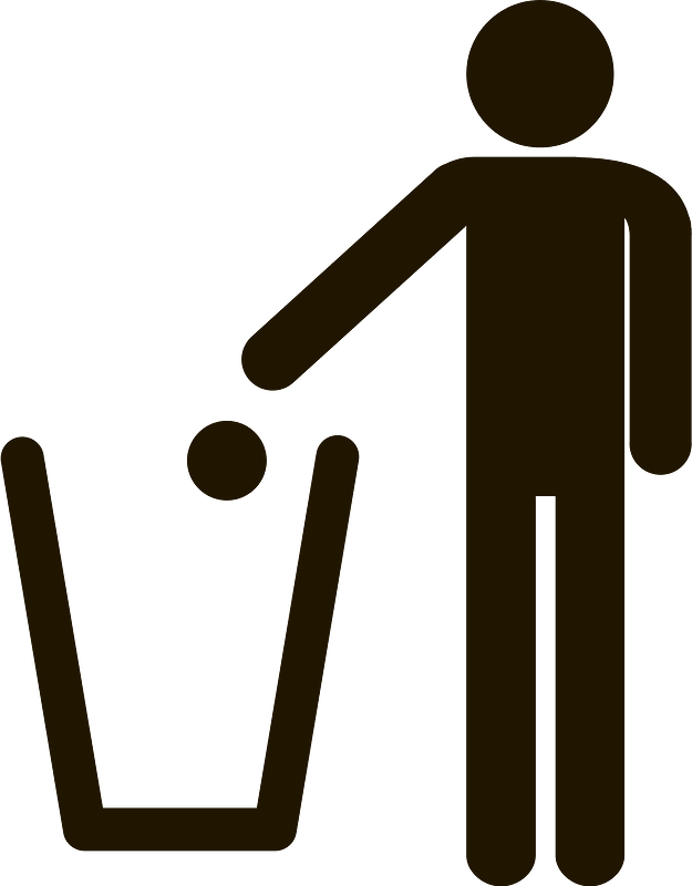 Garbage pictogram