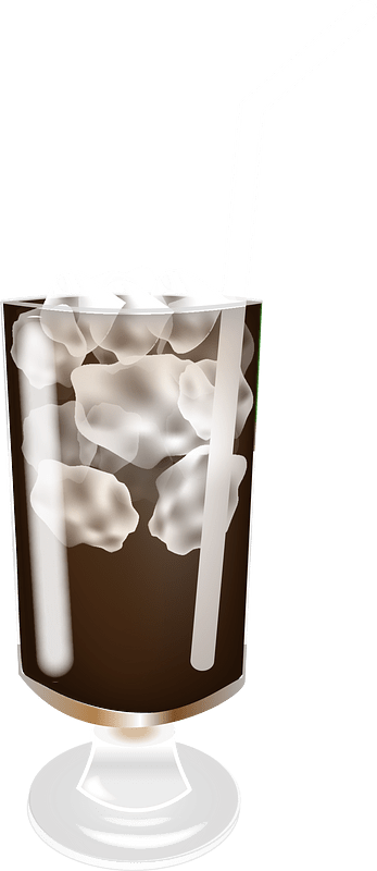 Iced cold coffee