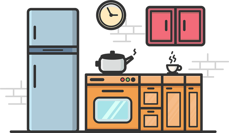 Kitchen - Free vector clipart images on creazilla.com