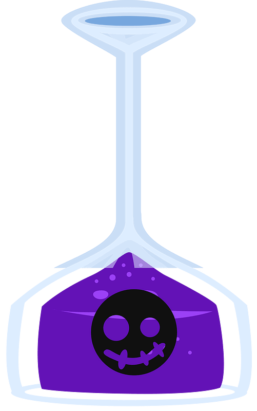 Glass with potion