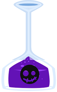 Glass with potion