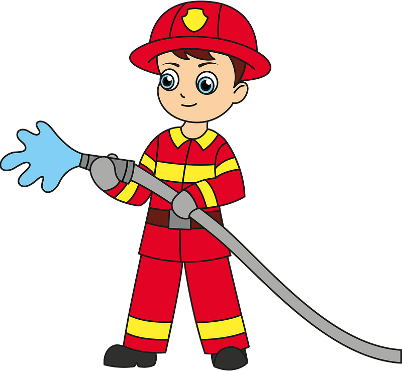 Fireman - Free vector clipart images on creazilla.com