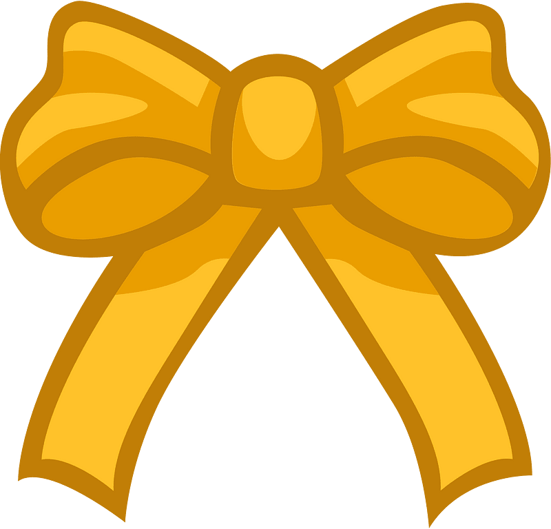 Gold bow