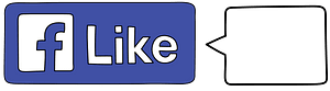 Social Media icons Facebook like small count box