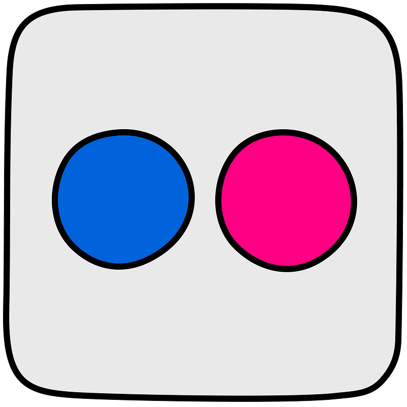 Social Media icons Flickr icon