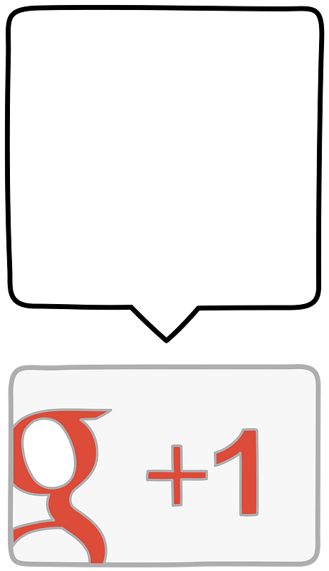 Social Media icons Google plus button count box big