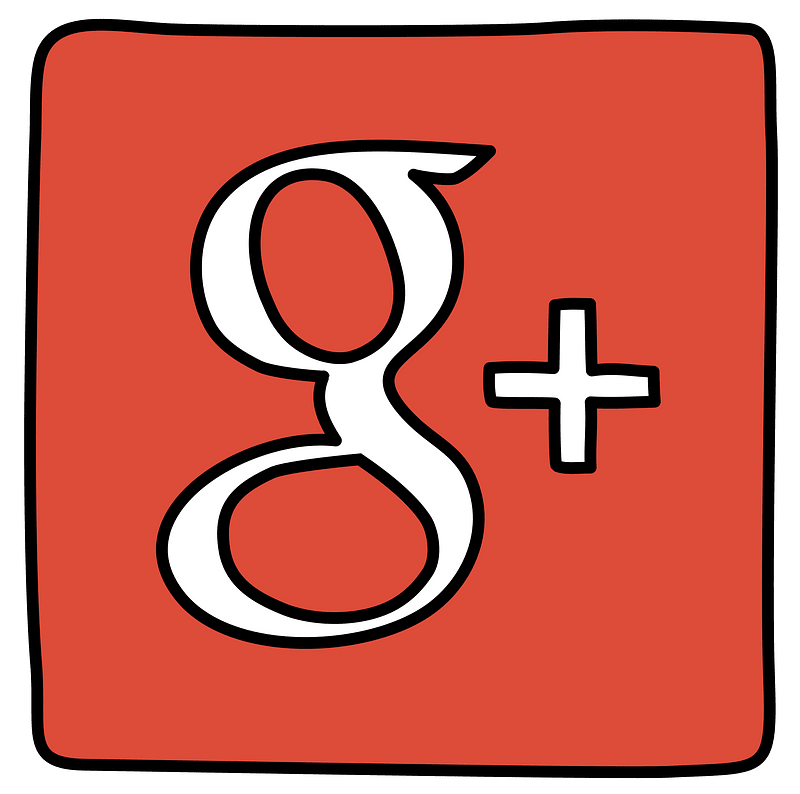 Social Media icons Google plus icon