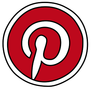 Social Media icons Pinterest icon