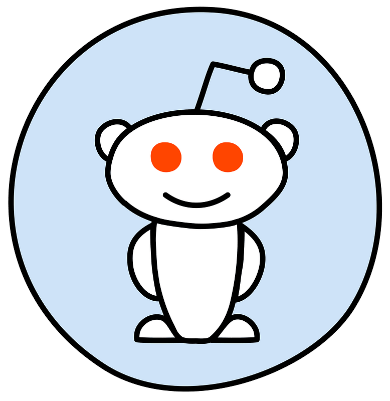 Social Media icons Reddit icon