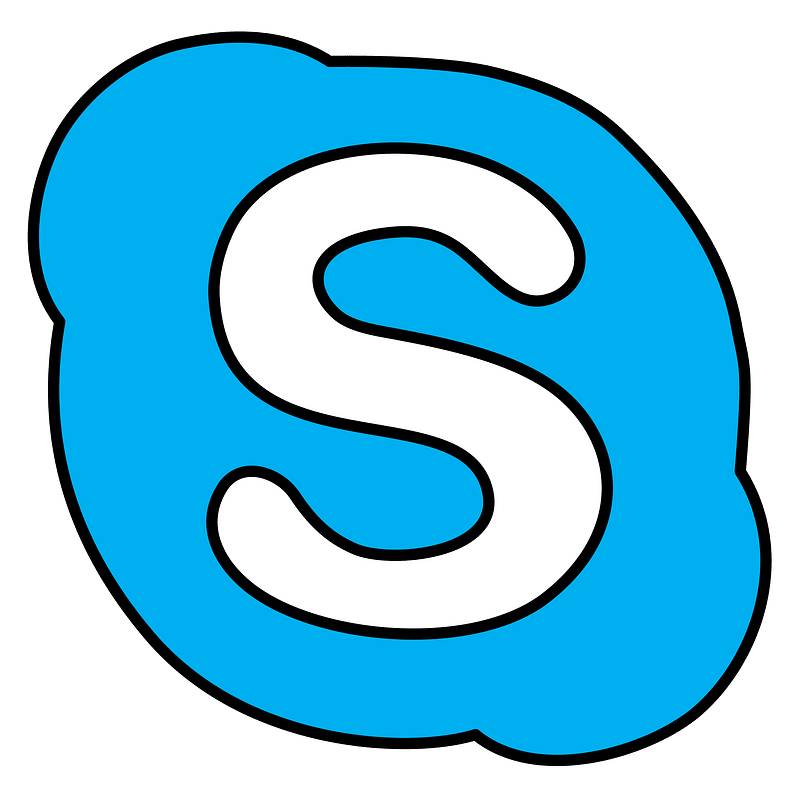 Social Media icons Skype icon