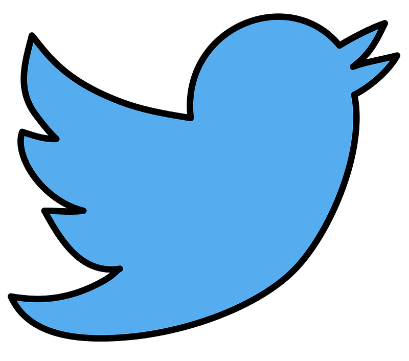 Social Media icons Twitter bird