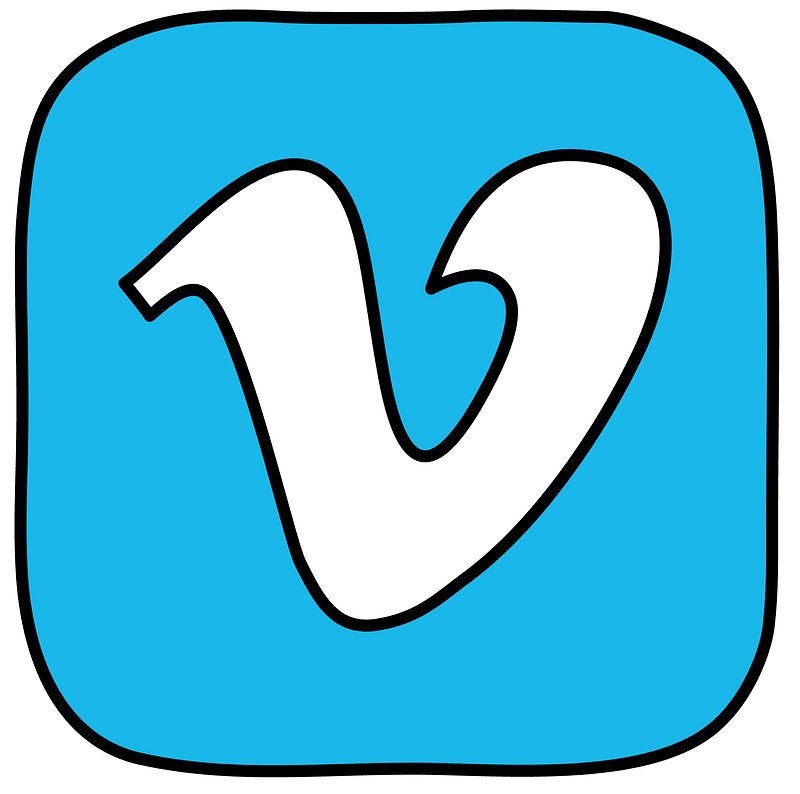 Social Media icons Vimeo icon