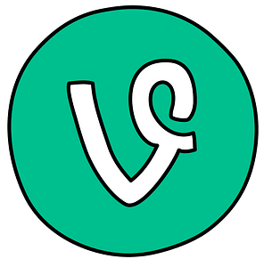 Social Media icons Vine icon