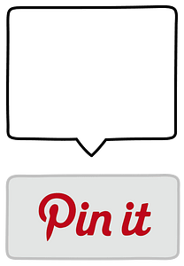 Social Media icons Pinterest pin it with number count