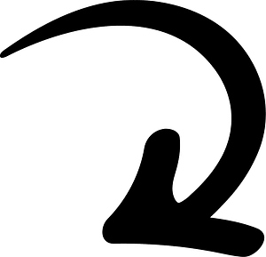 Hand drawn arrow