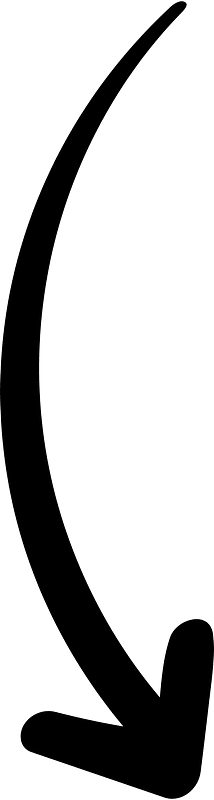 Hand drawn arrow