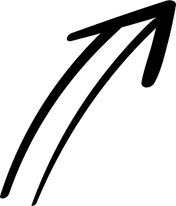 Hand drawn arrow