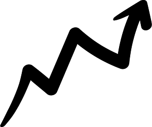Hand drawn arrow
