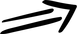 Hand drawn arrow