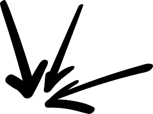 Hand drawn arrow