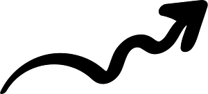 Hand drawn arrow