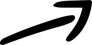 Hand drawn arrow