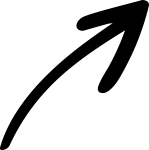 Hand drawn arrow