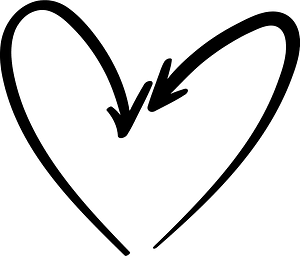 Hand drawn arrow