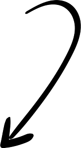 Hand drawn arrow