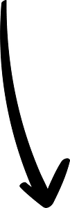 Hand drawn arrow