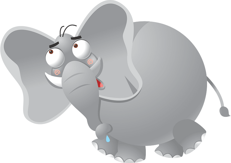 Cartoon elephant