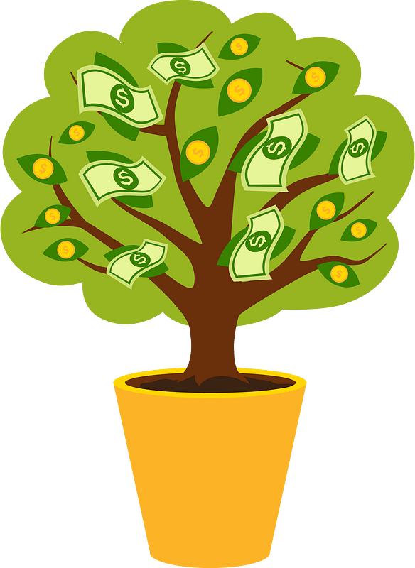 Money tree - Free vector clipart images on creazilla.com