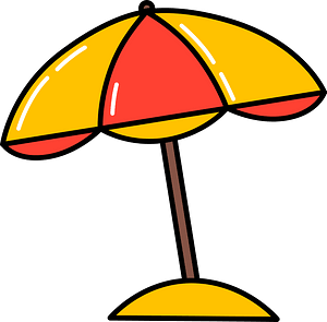 Beach umbrella