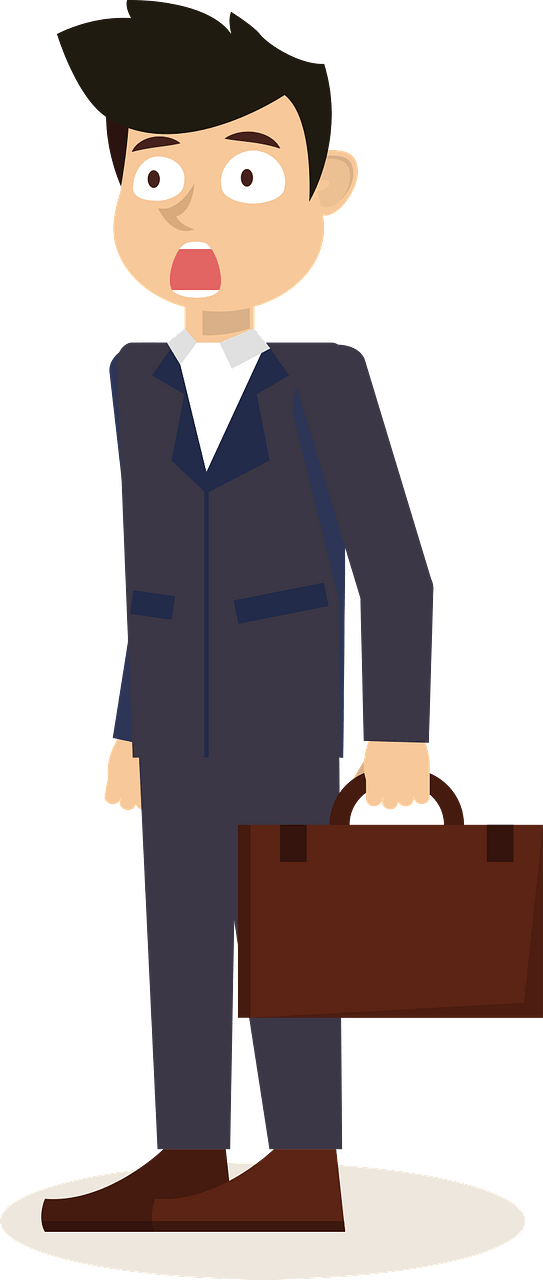 Stressed businessman