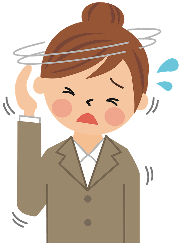 Woman with headache