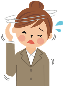Woman with headache