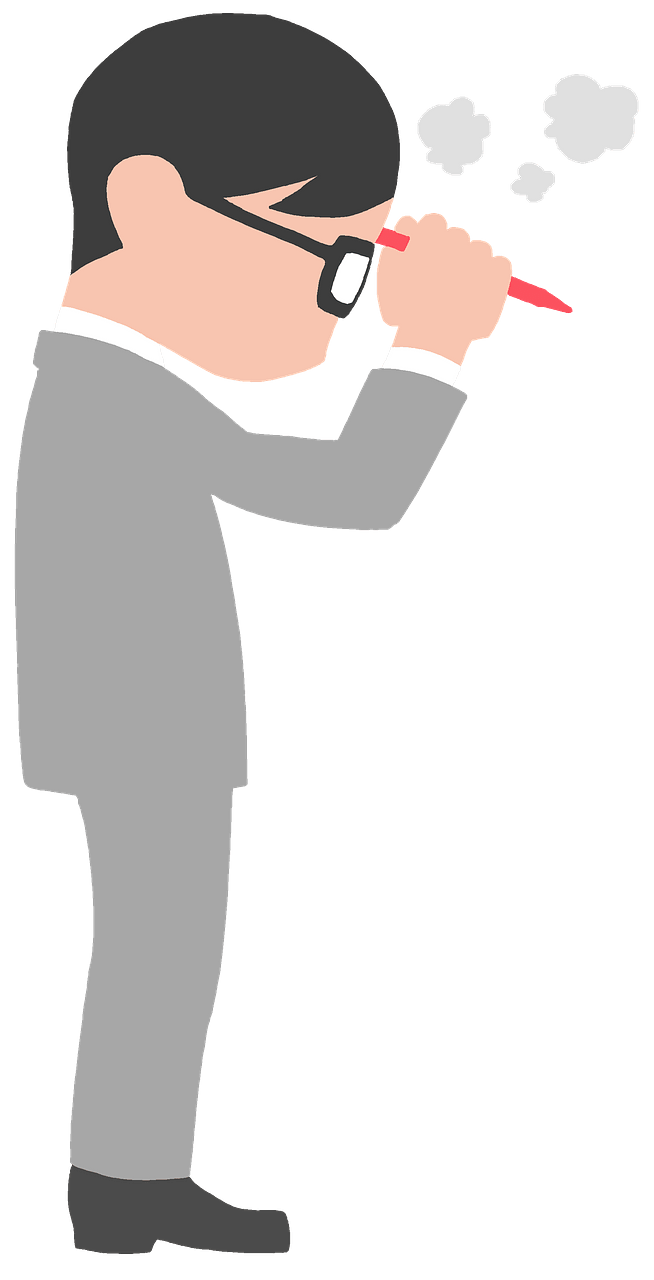 Annoyed businessman