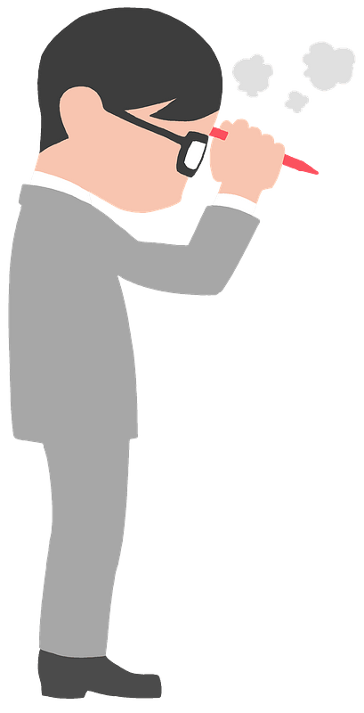Annoyed businessman