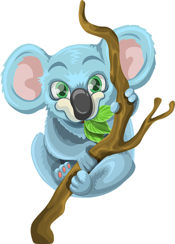 Koala Hugging Tree