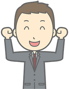 Happy business man