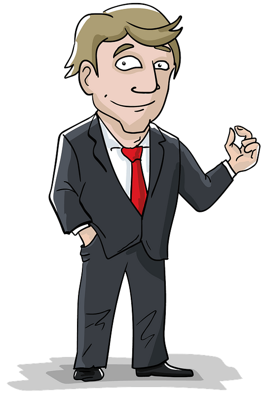 Confident business man