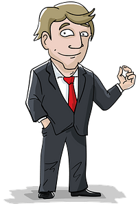 Confident business man