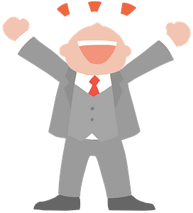 Happy business man