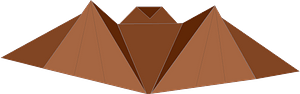 Origami bat