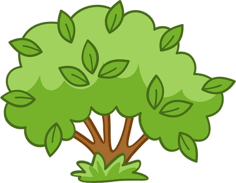 Bush - Free vector clipart images on creazilla.com