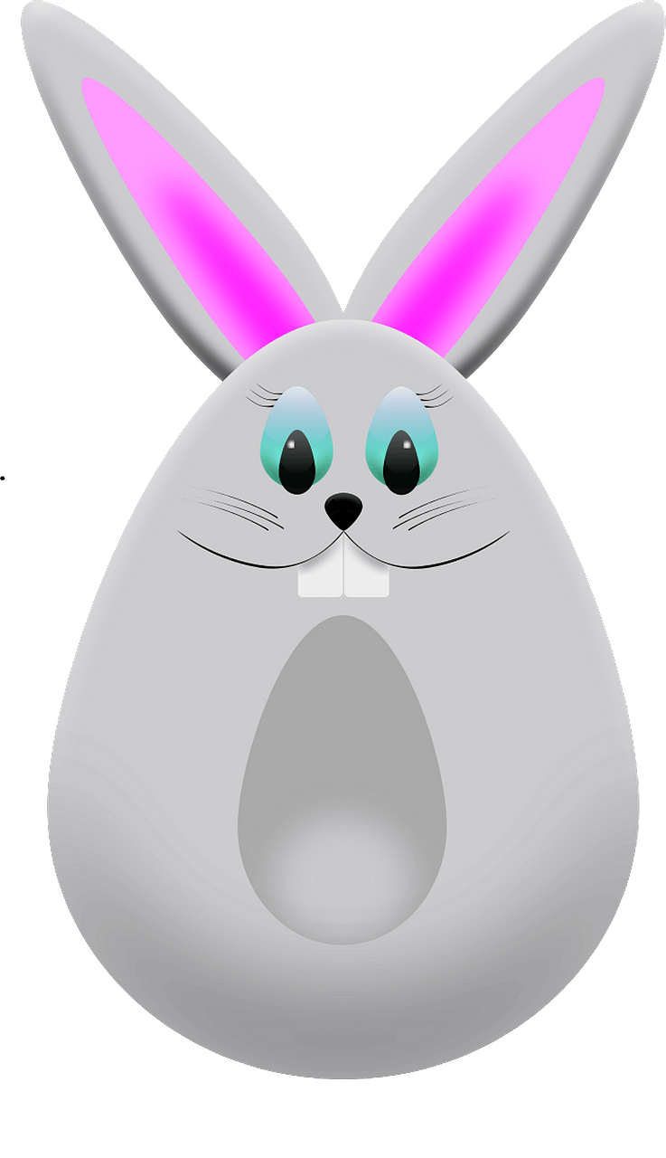 Easter egg bunny