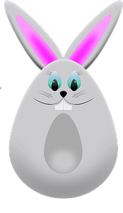 Easter egg bunny