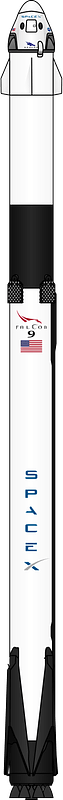SpaceX Falcon 9 Block 5 with Dragon spacecraft